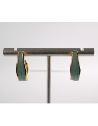 Kolczyki TURKUSOWE  ZAWIJASY LOLITA AKCESORIA...