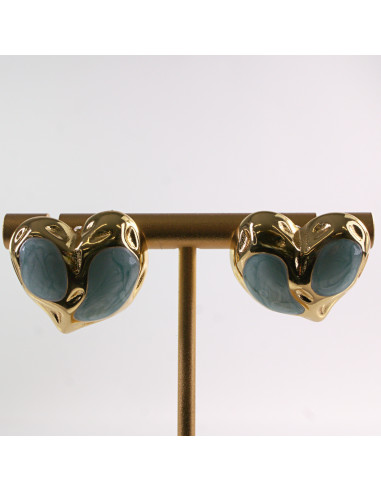 Kolczyki TURKUSOWE SERCE SERCA LOLITA AKCESORIA...