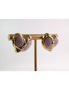 Kolczyki RÓŻOWE SERCE SERCA LOLITA AKCESORIA STAL... 2