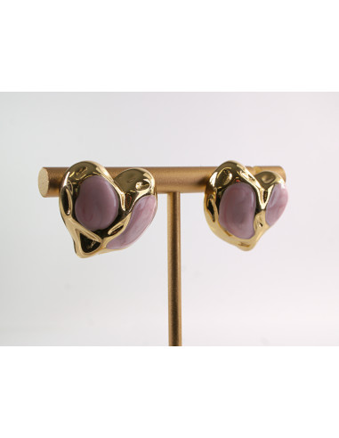 Kolczyki RÓŻOWE SERCE SERCA LOLITA AKCESORIA...