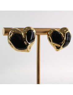 Kolczyki CZARNE SERCE SERCA LOLITA AKCESORIA STAL... 2