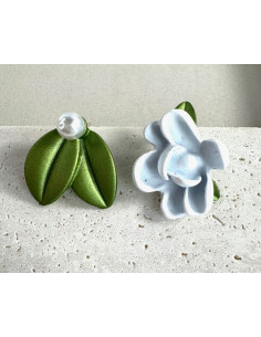 Kolczyki ASYMETRYCZNE BOHO Lolita Accessories srebrny...