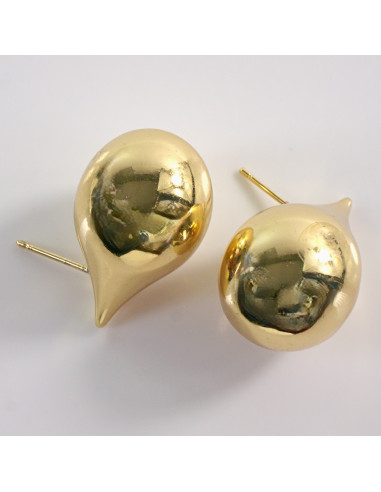 Kolczyki ZŁOTE KROPLE  LOLITA AKCESORIA STAL...