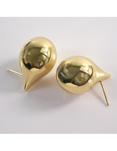 Kolczyki ZŁOTE KROPLE  LOLITA AKCESORIA STAL...