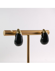 Kolczyki CZARNE KROPLE  LOLITA AKCESORIA STAL... 2