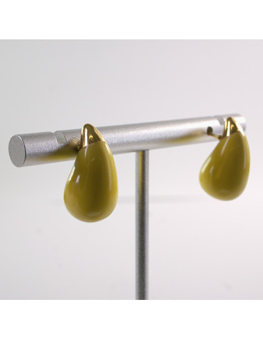 Kolczyki ŻÓŁTE KROPLE  LOLITA AKCESORIA STAL...