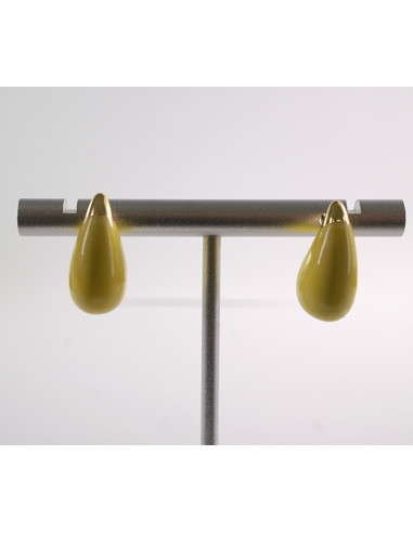 Kolczyki ŻÓŁTE KROPLE  LOLITA AKCESORIA STAL...