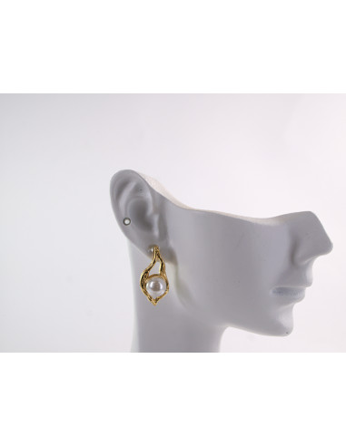 Kolczyki MAŁE ŁEZKI Z PERŁĄ LOLITA AKCESORIA...