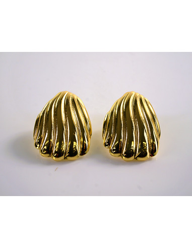Kolczyki ZŁOTE MUSZELKI LOLITA AKCESORIA STAL...