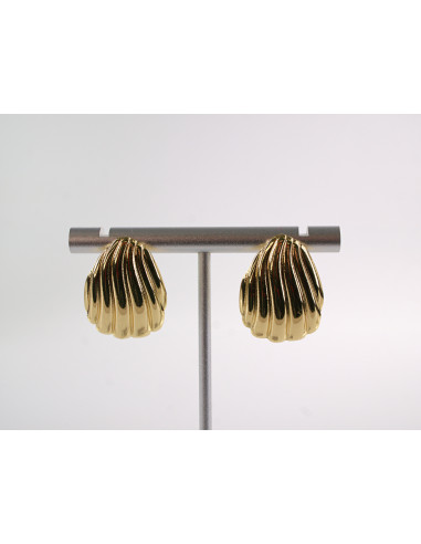 Kolczyki ZŁOTE MUSZELKI LOLITA AKCESORIA STAL...