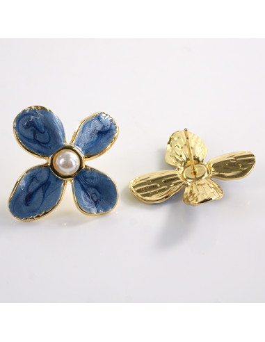 Kolczyki KWIATKI KWIATY   LOLITA AKCESORIA STAL...