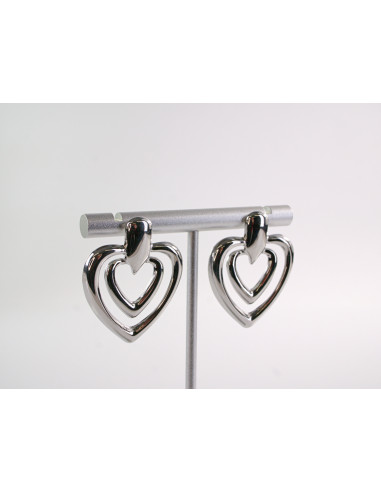 Kolczyki SREBRNE SERCA SERDUSZKA  LOLITA...