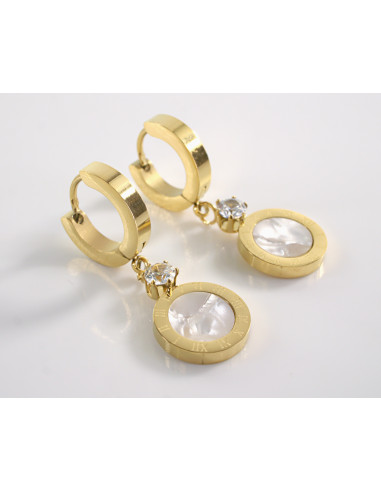 Kolczyki ZŁOTE GUZIKI LOLITA AKCESORIA STAL...