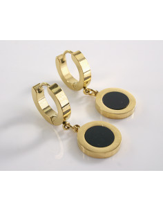 Kolczyki ZŁOTE GUZIKI LOLITA AKCESORIA STAL CHIRURGICZNA