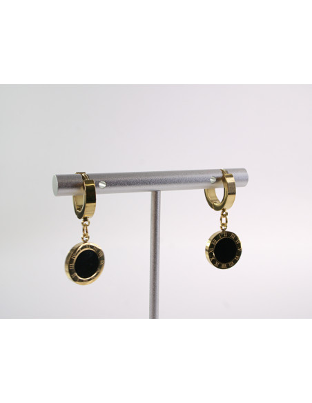 Kolczyki ZŁOTE GUZIKI LOLITA AKCESORIA STAL CHIRURGICZNA