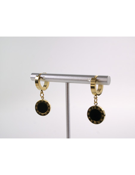 Kolczyki ZŁOTE GUZIKI LOLITA AKCESORIA STAL CHIRURGICZNA