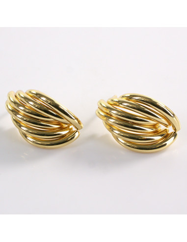 Kolczyki ZŁOTE MUSZELKI  LOLITA AKCESORIA STAL...