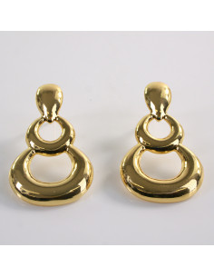 Kolczyki ZŁOTE BOMBKI LOLITA AKCESORIA STAL CHIRURGICZNA