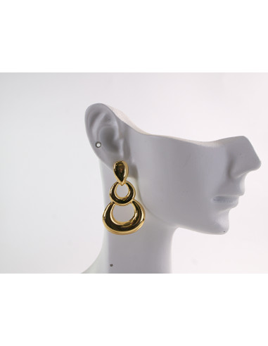 Kolczyki ZŁOTE BOMBKI LOLITA AKCESORIA STAL...