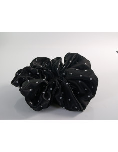 GUMKA DUŻA SCRUNCHIE SATYNOWA MEGA XXXL SATYNA ŚR.18 CM...