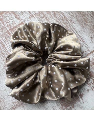 GUMKA DUŻA SCRUNCHIE SATYNOWA MEGA XXXL SATYNA...