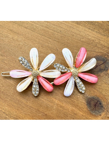 Spinka do włosów KWIAT KOLOROWE KWIATKI KWIATY...