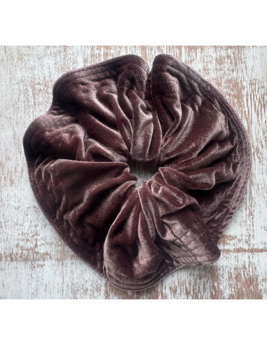 GUMKA DUŻA SCRUNCHIE AKSAMITNA LAMÓWKA MEGA...