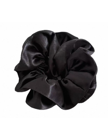 GUMKA DUŻA SCRUNCHIE CZARNA MARSZCZONA...