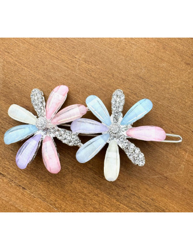 Spinka do włosów KWIAT KOLOROWE KWIATKI KWIATY...