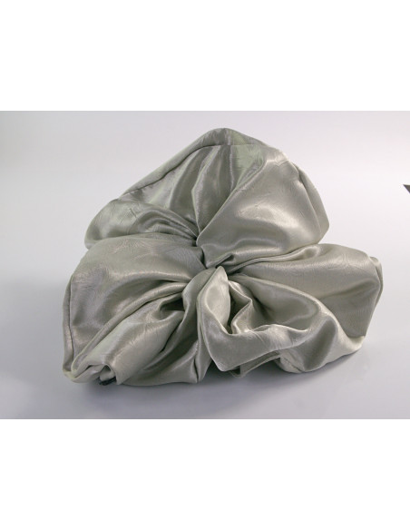 GUMKA DUŻA SCRUNCHIE SATYNOWA  XXXL SATYNA ŚR. 22 CM SELEDYNOWY