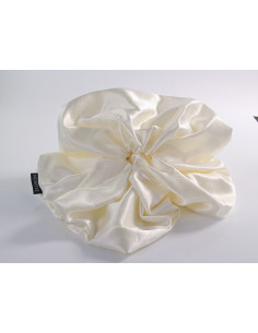 GUMKA DUŻA SCRUNCHIE SATYNOWA  XXXL SATYNA ŚR. 22 CM...