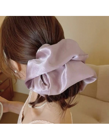 GUMKA DUŻA SCRUNCHIE SATYNOWA  XXXL SATYNA ŚR....