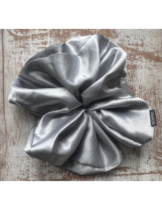 GUMKA DUŻA SCRUNCHIE SATYNOWA  XXXL SATYNA ŚR. 22 CM... 2