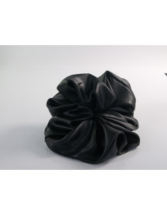 GUMKA DUŻA SCRUNCHIE MEGA XXXL  ŚR. 18 CM CZARNA WIECZOROWA