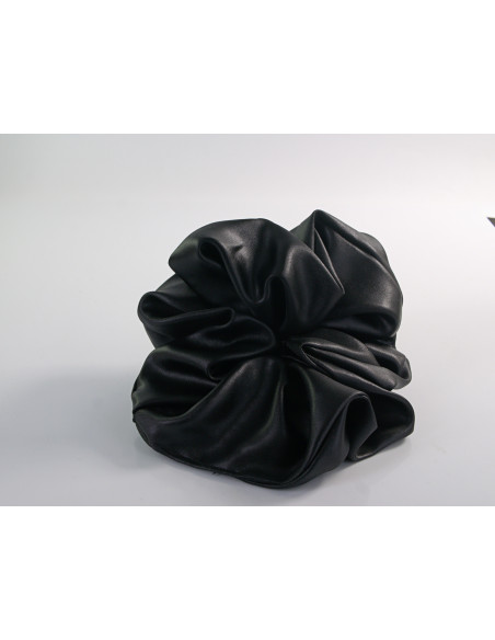 GUMKA DUŻA SCRUNCHIE MEGA XXXL  ŚR. 18 CM CZARNA WIECZOROWA