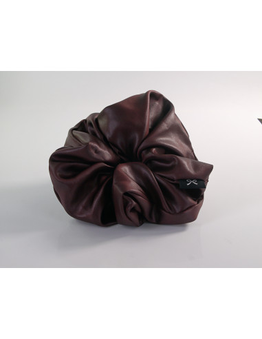 GUMKA DUŻA SCRUNCHIE MEGA XXXL  ŚR. 18 CM BORDO...