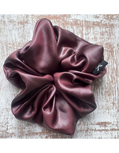 GUMKA DUŻA SCRUNCHIE MEGA XXXL  ŚR. 18 CM BORDO...
