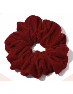 GUMKA DUŻA SCRUNCHIE MEGA XXXL AKSAMITNA Z BROKATEM ŚR....