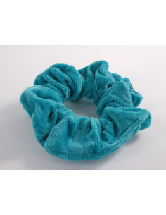 GUMKA DUŻA SCRUNCHIE MEGA XXL AKSAMITNA ŚR. 14 CM TURKUSOWY 2