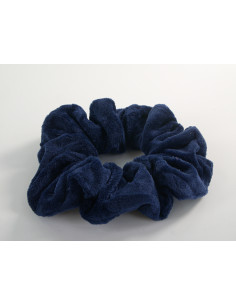 GUMKA DUŻA SCRUNCHIE MEGA XXL AKSAMITNA ŚR. 14 CM GRANATOWY