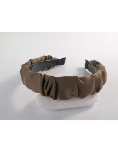 OPASKA do Włosów MARSZCZONA WARKOCZ   Lolita Akcesoria TAUPE