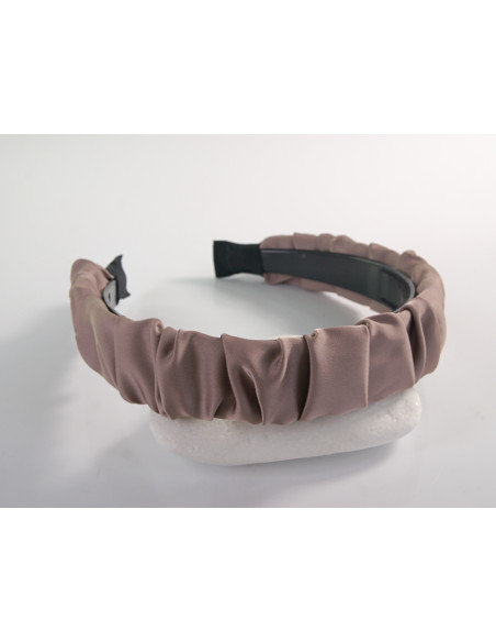 OPASKA do Włosów MARSZCZONA WARKOCZ   Lolita Akcesoria BRUDNY RÓŻ NUDE