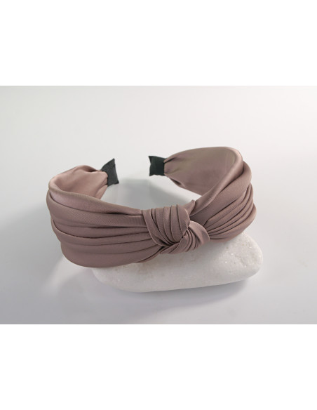 OPASKA do Włosów WĘZEŁ SUPEŁ MARSZCZONA SATYNA Lolita Akcesoria BRUDNY RÓŻ