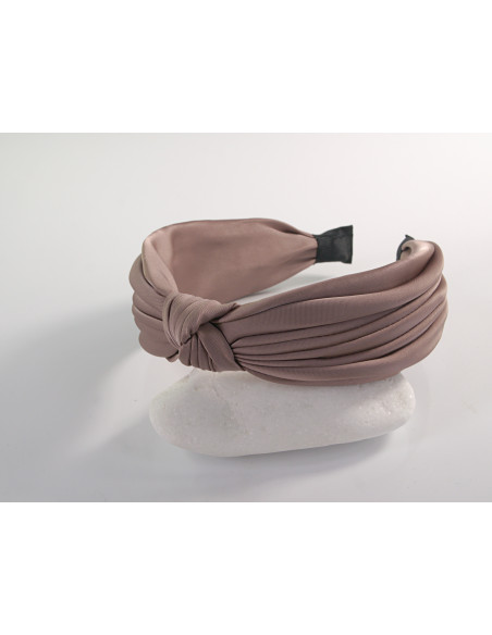 OPASKA do Włosów WĘZEŁ SUPEŁ MARSZCZONA SATYNA Lolita Akcesoria BRUDNY RÓŻ