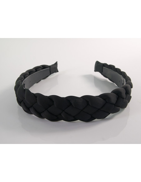 OPASKA do Włosów PLECIONA WARKOCZ   Lolita Akcesoria CZARNY