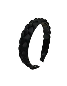 OPASKA do Włosów PLECIONA WARKOCZ   Lolita Akcesoria CZARNY 2
