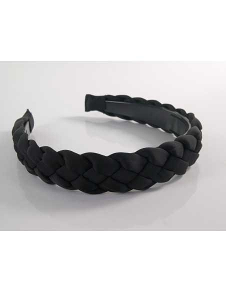 OPASKA do Włosów PLECIONA WARKOCZ   Lolita Akcesoria CZARNY