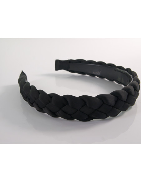 OPASKA do Włosów PLECIONA WARKOCZ   Lolita Akcesoria CZARNY