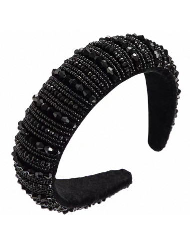 OPASKA do Włosów WIECZOROWA Z KORALIKAMI...