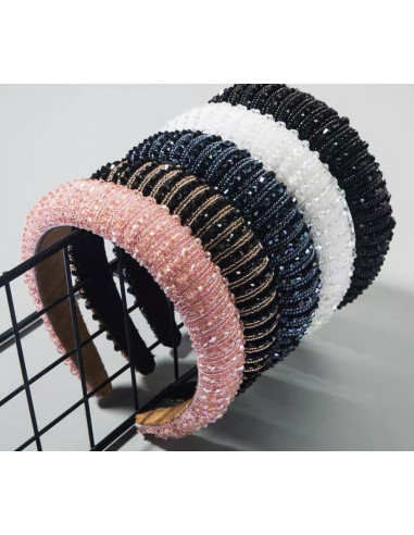 OPASKA do Włosów WIECZOROWA Z KORALIKAMI...